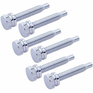 Chrome Short Dash Screw International (Pack Of 6)