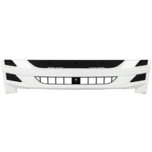 White ABS Plastic Narrow Front Grille With Black Opening Accent Replaces 8-98241-071 For Isuzu NPR