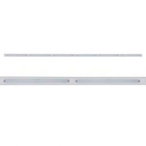 79.5 Inch Under-Bumper Light Bar W/ 6 - 12 Inch 14 Diode Amber/Clear LED Light Strips