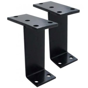 Black Steel Light Bar Mounting Brackets