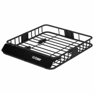 Black Steel Roof Rack Cargo Carrier, 42 X 37 X 4 Inch