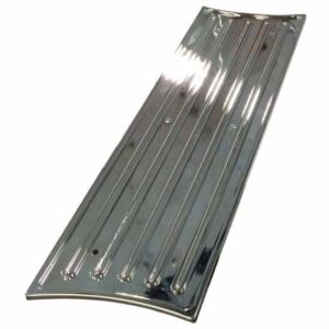 Billet Step Plate 6 X 20 Inch Chrome Plated S1 Style