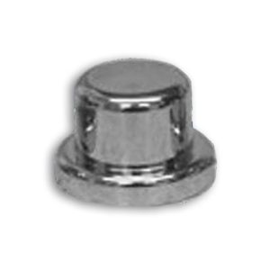14MM & 9/16 Inch Chrome Top Hat Nut Cover With Flange  - 10 Pack
