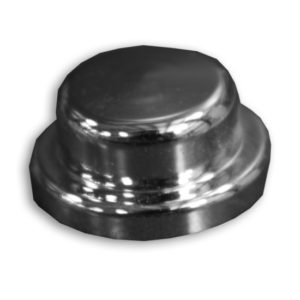 10MM & 3/8 Inch Chrome Plastic Bolt Heads Top Hat Nut Cover W/ Flange