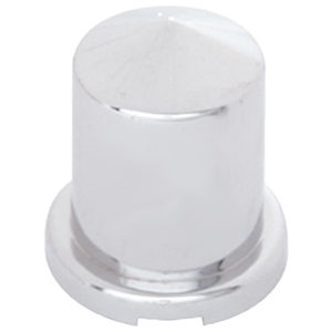 3/4 X 1 1/2 Inch Chrome Plastic Top Hat Pointed Nut Cover