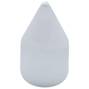 Chrome 7/16 Inch Nut Cover Spike Style