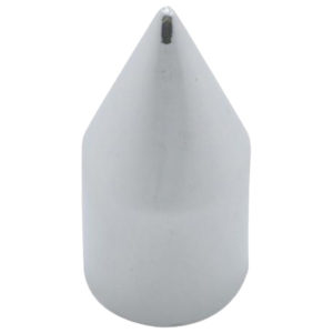 11/16 x 2 1/16 Inch Chrome Spiked Nut Cover, Push On