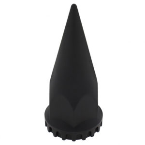 33MM X 4.75 Inch Black Thread-On Spike Nut Cover With Flange