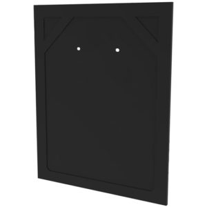 TPHD 24 X 30 Inch Heavy Duty Black Rubber Mud Flap - 1/2 Inch Thickness