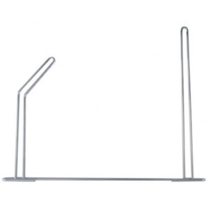 Chrome 18 X 24 Inch Angled Anti-Sail Brackets - Passenger Side