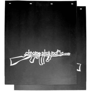 Chrome Shop Mafia 24 X 30 Inch Poly Mud Flaps