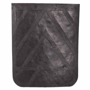 24 X 24 Inch Black Rubber Chevron Mud Flap