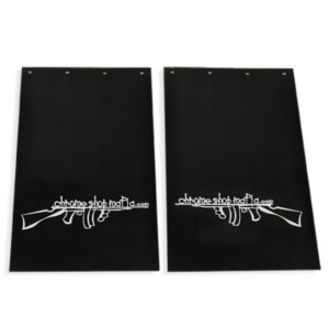 Chrome Shop Mafia 24 X 36 Inch Poly Mud Flaps