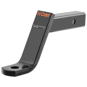 Class 3 Ball Mount For 2 X 2 Inch Receiver Tube Trailer Hitches W/ 1 Inch Hole 4 Inch Rise, 6 Inch Drop