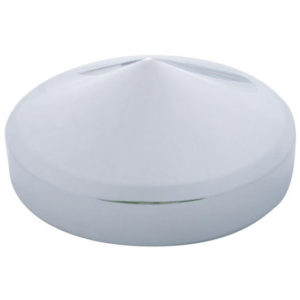 Chrome Horn Cover Pointed Style 5.5 To 6 Inch