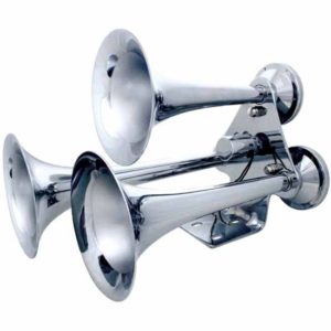 Chrome 3 Trumpet Competition Series Train Horn W/ 150 db +- 10db Sound Output