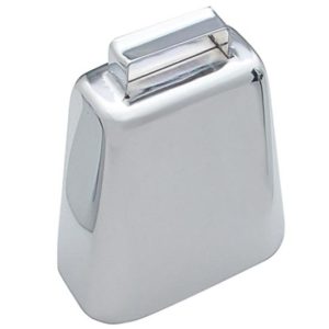 Chrome 4.75 Inch Cow Bell
