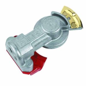 TPHD Aluminum Glad Hand Straight 1/2 Inch NPT Red Emergency