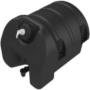 8 Gallon Black Plastic Truck Hand Wash Station With Liquid Soap Dispenser