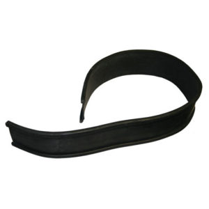 BESTfit Rubber Fuel Tank Strap Liner, 2 Inch Wide W/ Lip - Sold Per Foot