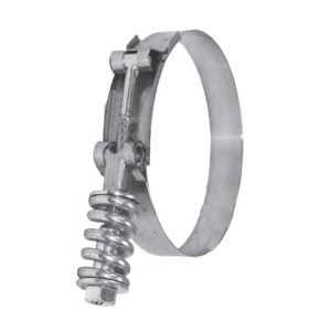 4.0625 - 4.3750 Inch Heavy Duty T-Bolt Clamp With Spring