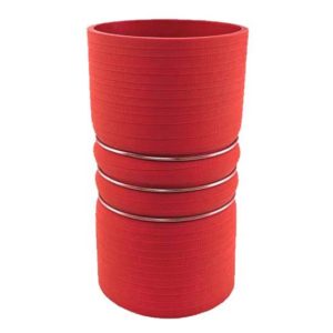 BESTfit Silicone Charge Air Cooler Hump Hose 4 In ID x 8 In 4-ply, Red Side
