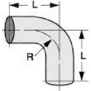 TPHD 5 X 9 Inch 90 Degree Steel Exhaust Elbow