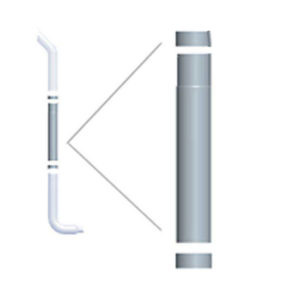 Chrome Exhaust Spool 7 x 52 Inch Non Quiet