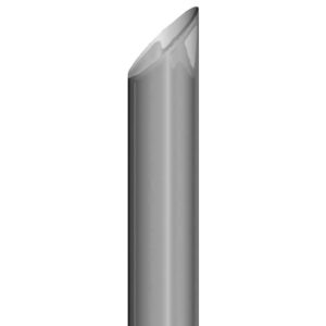 BESTfit Chrome 7 Inch O.D. Miter Cut Exhaust Stack - 114 Inch Length
