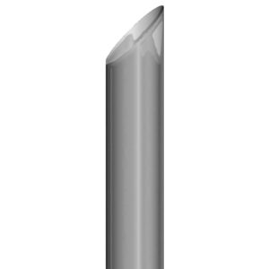 BESTfit Chrome 7 Inch O.D. Miter Cut Exhaust Stack - 54 Inch Length