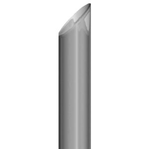 BESTfit Chrome 8 Inch O.D. Miter Cut Exhaust Stack - 44 Inch Length