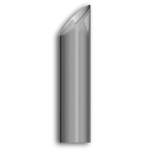 BESTfit Chrome 8 Inch O.D. Miter Cut Exhaust Stack - 60 Inch Length