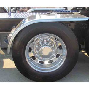 60 Inch 430 Stainless Steel Standard Half Fender W/ Rolled Edges