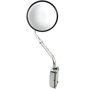 8 Inch Stainless Steel Convex Hood Mount Mirror