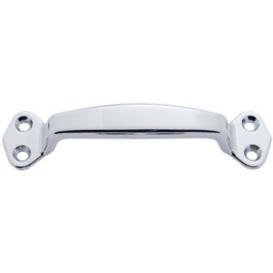 Chrome Die-Cast Grab Handle W/ 4 Bolt Mount