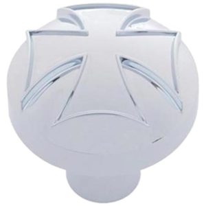 Chrome Maltese Cross Brake Knob, Screw On