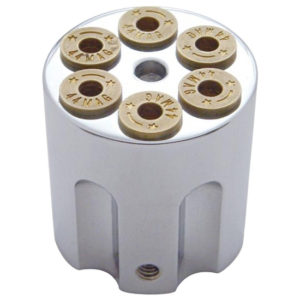 Chrome Gun Barrel Small Dash Knob