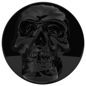 Black Skull Air Valve Knob