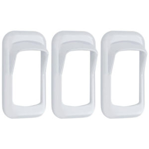 Chrome Rocker Switch Bezel Trim With Switch Guard For Peterbilt & Kenworth - Pack Of 3