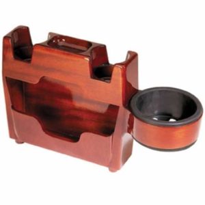 Wood Center Console W/ Cup Holder