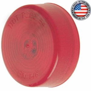 2 Inch Round Clearance & Marker Light Red Sealed