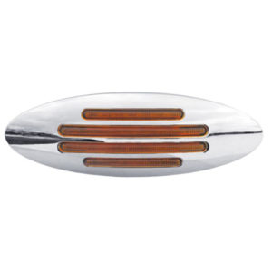 30 Diode Flatline Side Marker Amber LED Light Amber Lens