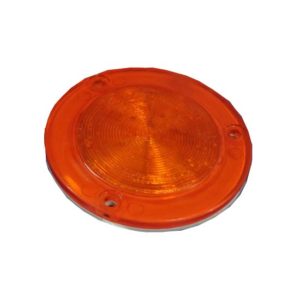 2.5 Inch Low Profile Flat Round Amber LED Light
