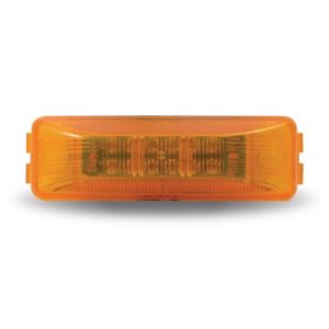 1 X 4 Inch 12 Diode Amber LED Marker Light Amber
