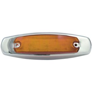 12 LED Peterbilt Style Marker Light  - Amber LED/ Amber Lens