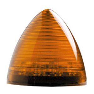 2.5 Inch 13 Diode Amber LED Beehive Marker Light W/ Amber Lens