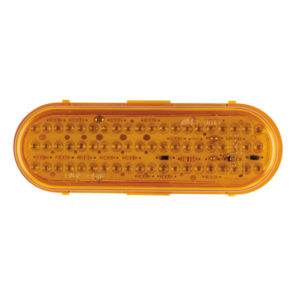 6 Inch 60 Diode Amber LED Oval Turn Signal Light