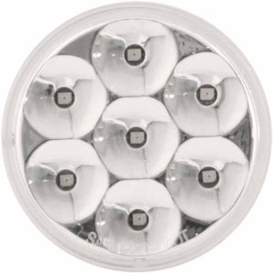 2.5 Inch 7 LED Pearl Marker Light - Amber LED/ Clear Lens