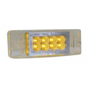 24 LED Side Marker Light - Amber LED/ Clear Lens