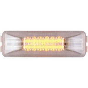 4 Inch Amber LED Clearance & Marker Light Clear Lens